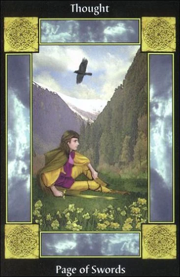Page of Swords - Sacred Circle Tarot - Paul Mason