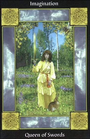 Queen of Swords - Sacred Circle Tarot - Paul Mason