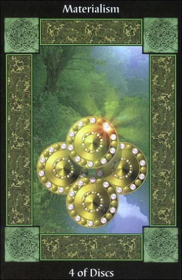 4 of Discs - Sacred Circle Tarot - Paul Mason