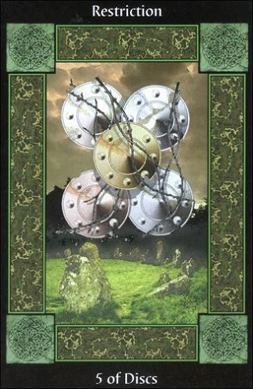 5 of Discs - Sacred Circle Tarot - Paul Mason
