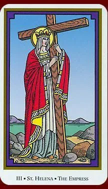 The Empress card from the Saints Tarot deck