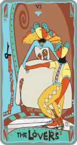 The Lovers - Sakki-Sakki Tarot - Monicka Clio Sakki