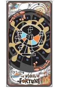 Wheel of Fortune - Sakki-Sakki Tarot - Monicka Clio Sakki