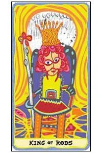 King of Rods - Sakki-Sakki Tarot - Monicka Clio Sakki
