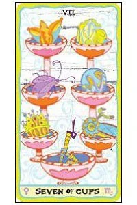 Seven of Cups - Sakki-Sakki Tarot - Monicka Clio Sakki