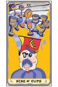 Nine of Cups - Sakki-Sakki Tarot - Monicka Clio Sakki