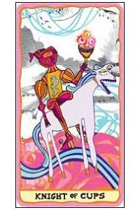 Knight of Cups - Sakki-Sakki Tarot - Monicka Clio Sakki