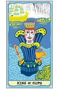 King of Cups - Sakki-Sakki Tarot - Monicka Clio Sakki