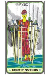 Eight of Swords - Sakki-Sakki Tarot - Monicka Clio Sakki