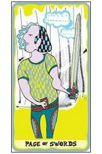 Page of Swords - Sakki-Sakki Tarot - Monicka Clio Sakki