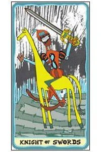 Knight of Swords - Sakki-Sakki Tarot - Monicka Clio Sakki