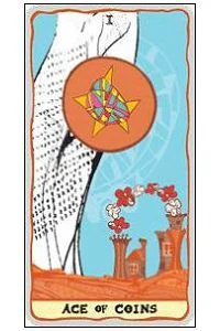 Ace of Coins - Sakki-Sakki Tarot - Monicka Clio Sakki