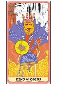 King of Coins - Sakki-Sakki Tarot - Monicka Clio Sakki