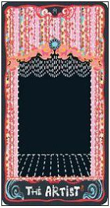 The Artist card from the Sakki-Sakki Tarot deck by Monicka Clio Sakki