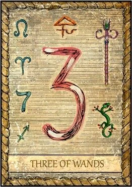 3 of Wands - Samiramay Tarot - Vera Petruk