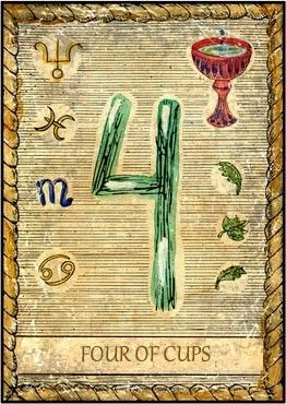4 of Cups - Samiramay Tarot - Vera Petruk