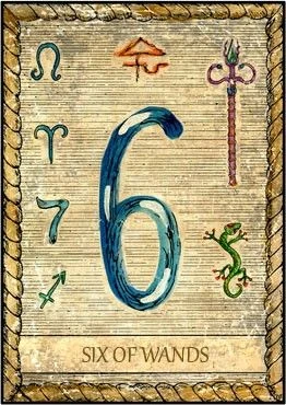 6 of Wands - Samiramay Tarot - Vera Petruk