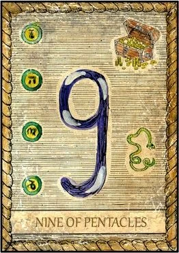 9 of Pentacles - Samiramay Tarot - Vera Petruk