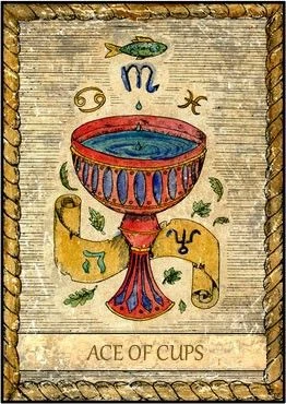 Ace of Cups - Samiramay Tarot - Vera Petruk