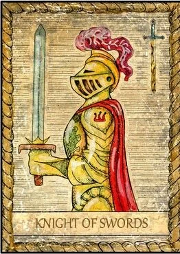 Knight of Swords - Samiramay Tarot - Vera Petruk