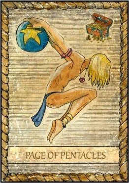 Page of Pentacles - Samiramay Tarot - Vera Petruk