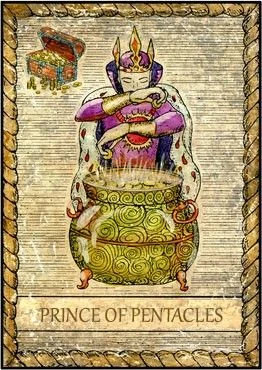 Prince of Pentacles - Samiramay Tarot - Vera Petruk