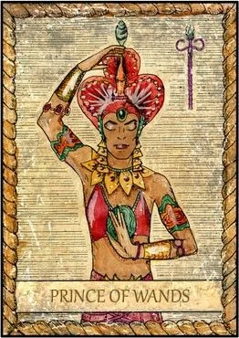 Prince of Wands - Samiramay Tarot - Vera Petruk