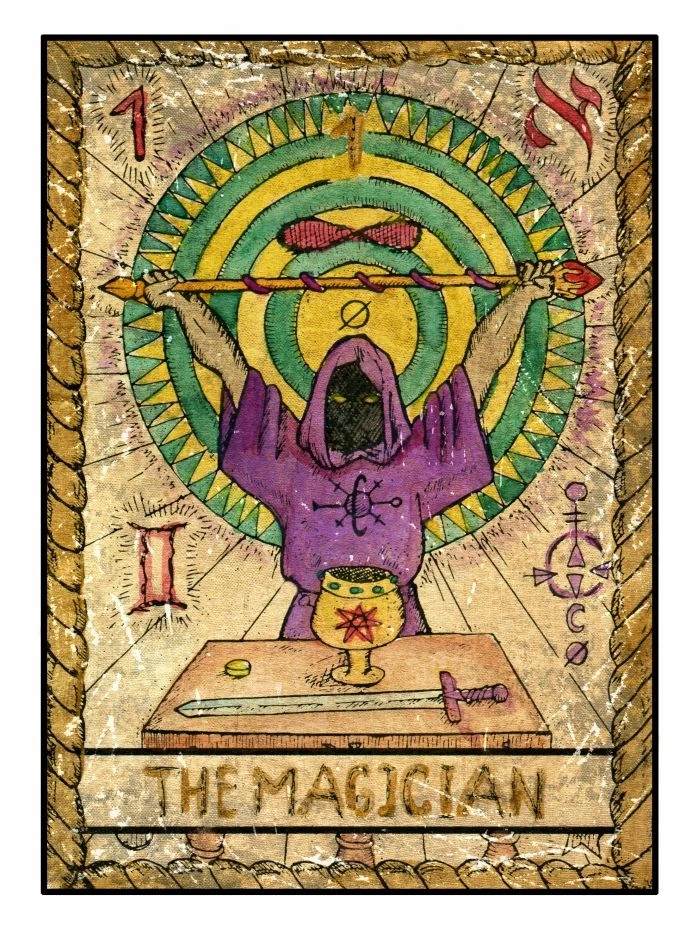 The Magician card from the Samiramay Tarot deck