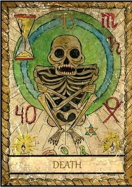 Death card from the Samiramay Tarot deck