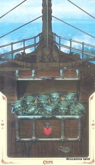 6 of Cups - Santa Muerte Tarot - Tarot Deck by Fabio Listrani