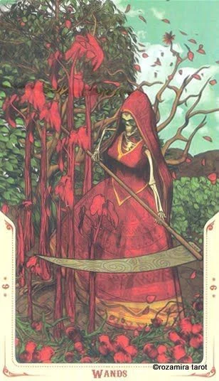 6 of Wands - Santa Muerte Tarot - Tarot Deck by Fabio Listrani