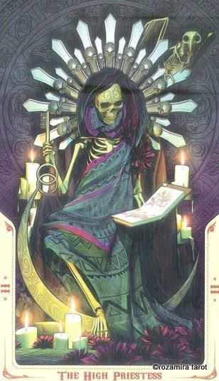 The High Priestess - Santa Muerte Tarot - Tarot Deck by Fabio Listrani