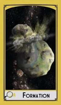 Ace of Pentacles — Formation card from the Science Tarot deck