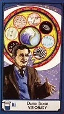 King of Cups — David Bohm - Visionary card from the Science Tarot deck