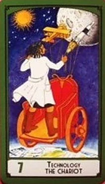 The Chariot — Technology card from the Science Tarot deck