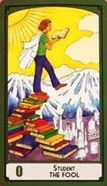 The Fool — Student card from the Science Tarot deck