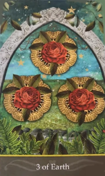 3 of Earth - Second Nature Tarot - Jae Larson