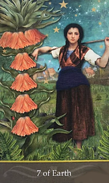 7 of Earth - Second Nature Tarot - Jae Larson