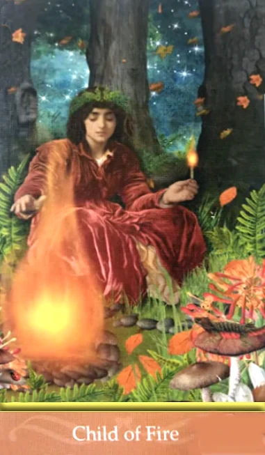 Child of Fire - Second Nature Tarot - Jae Larson