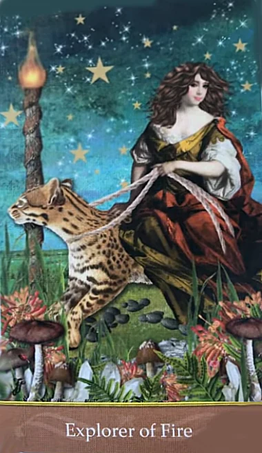 Explorer of Fire - Second Nature Tarot - Jae Larson