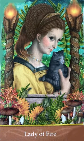 Lady of Fire - Second Nature Tarot - Jae Larson