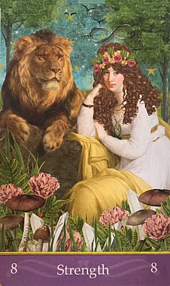 Strength - Second Nature Tarot - Jae Larson