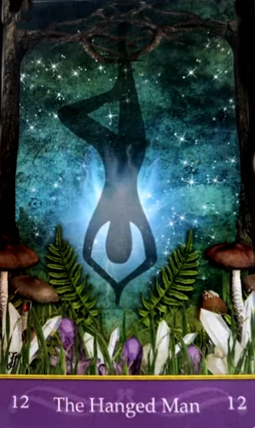 The Hanged Man - Second Nature Tarot - Jae Larson