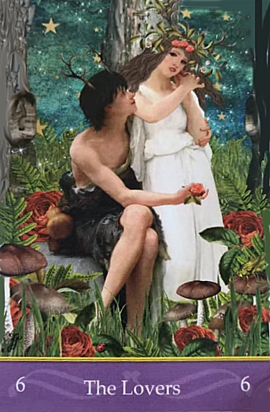 The Lovers - Second Nature Tarot - Jae Larson