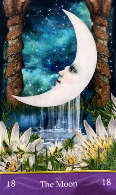 The Moon - Second Nature Tarot - Jae Larson