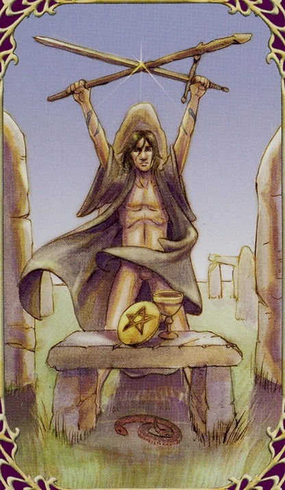 The Magician card from Sensual Wicca Tarot