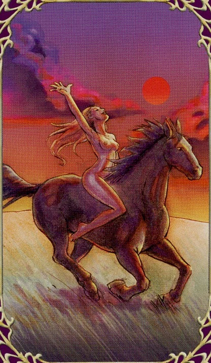 Passion card from Sensual Wicca Tarot