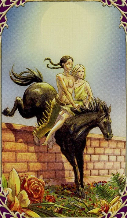 The Sun card from Sensual Wicca Tarot