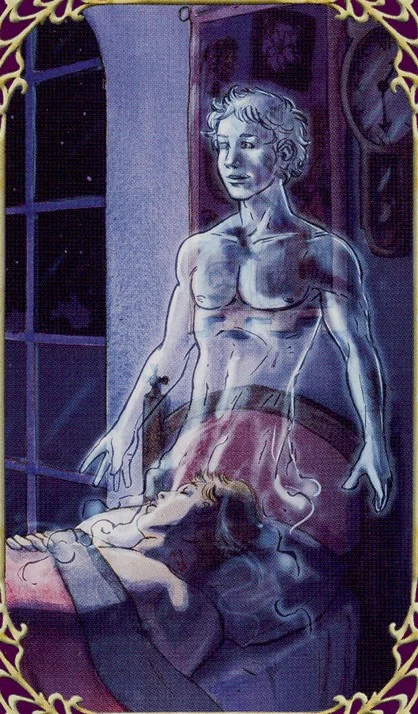 Awakening card from Sensual Wicca Tarot