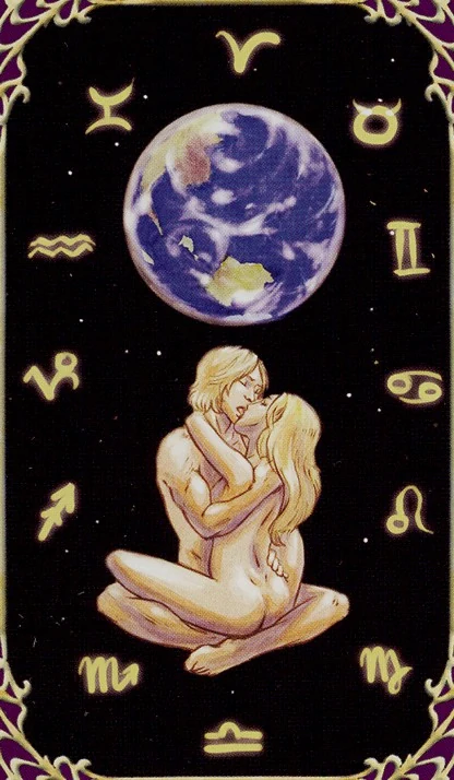 Unity card from Sensual Wicca Tarot